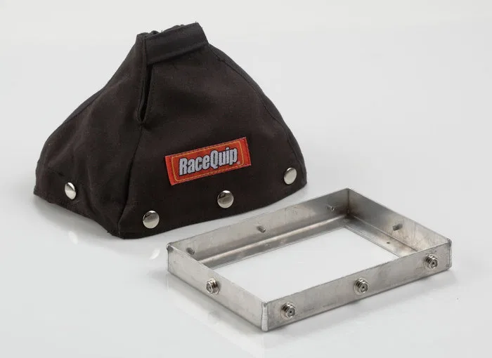 871001 – RACEQUIP Shifter Boot, Universal With Rectangle Base 7-1/2 Inch Length x 5-1/2 Inch Width Base/ 7 Inch Overa...